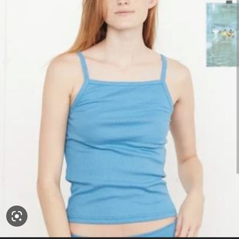 New ENTIREWORLD Square Neckline Sleeveless 100% organic cotton L large